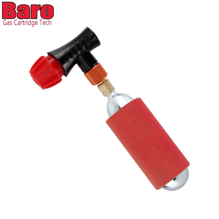 Portable CO2 Adapter bicycle Pump Valvae caput